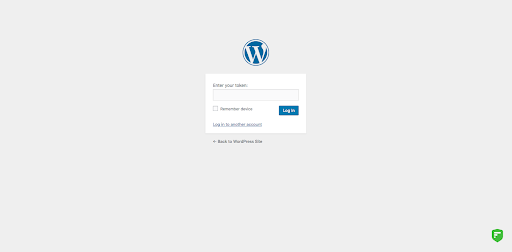 WordPress Two Factor Authentication Login